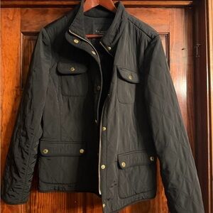Talbots Women's Black Quilted Field Jacket